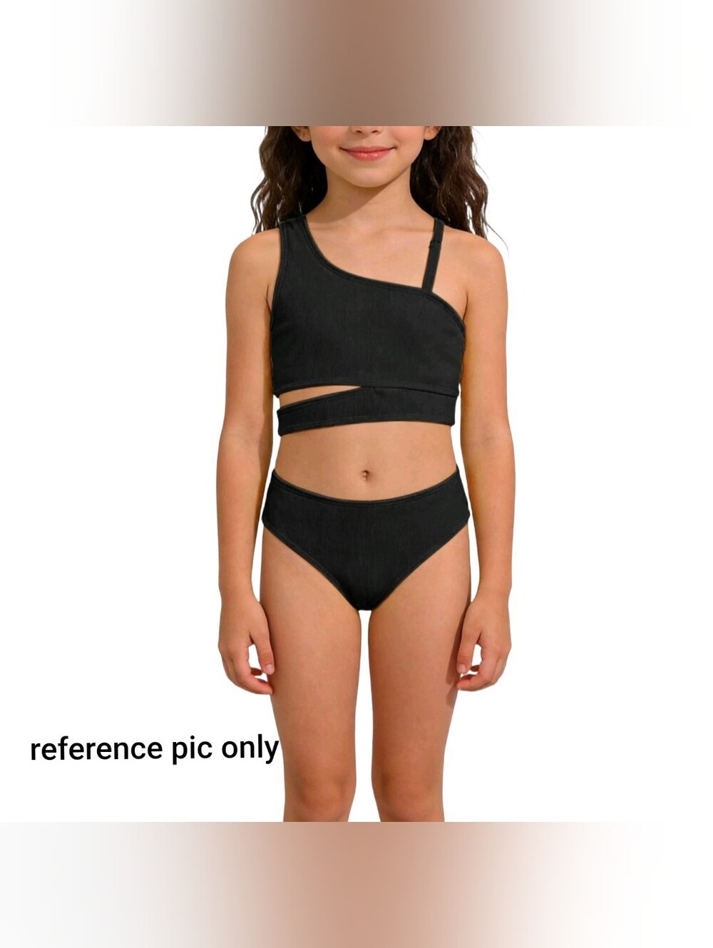 2 PC | girls side cut out 2 pc bathing suit